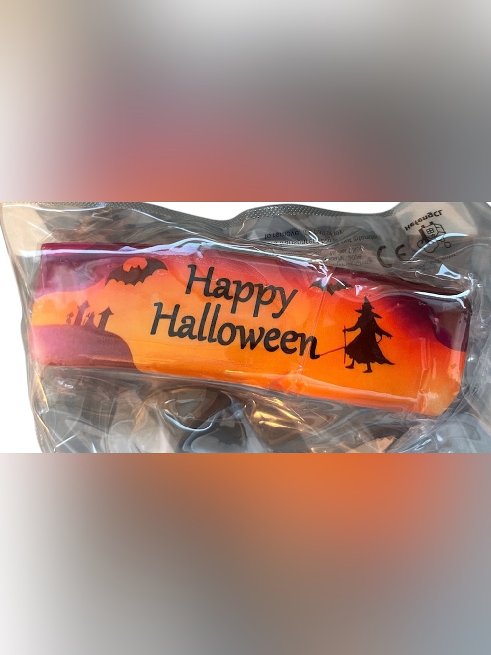 Happy Halloween Orange Butter Squishy